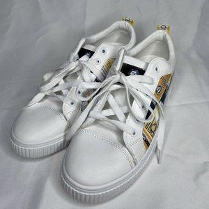 NEW Fashion 78 Womens Unisex Shoes Sewing Graphic Size 11.5 white